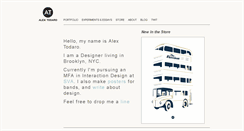 Desktop Screenshot of alextodaro.com